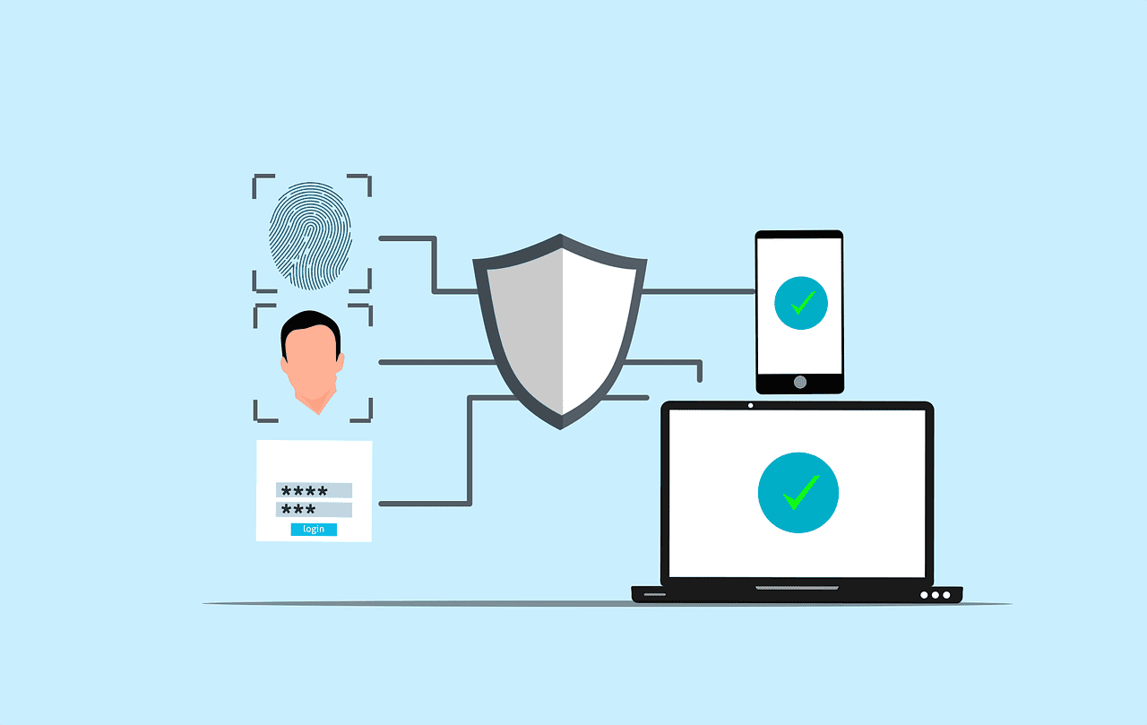 Free cybersecurity security authentication vector