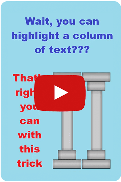One shortcut that makes editing lists and reports 10x faster in Word and Outlook.