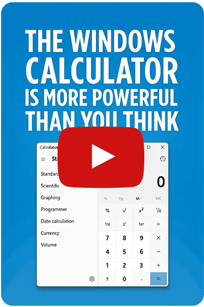 Who knew one of the most underrated apps on your PC was… the Calculator?