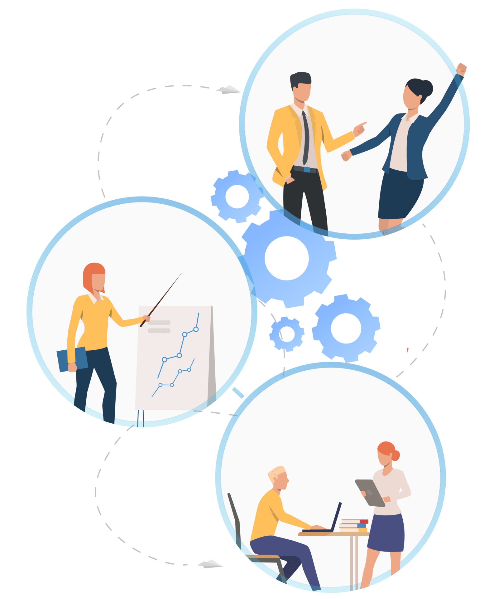 why tech river bubbles How we Help: Employee onboarding
