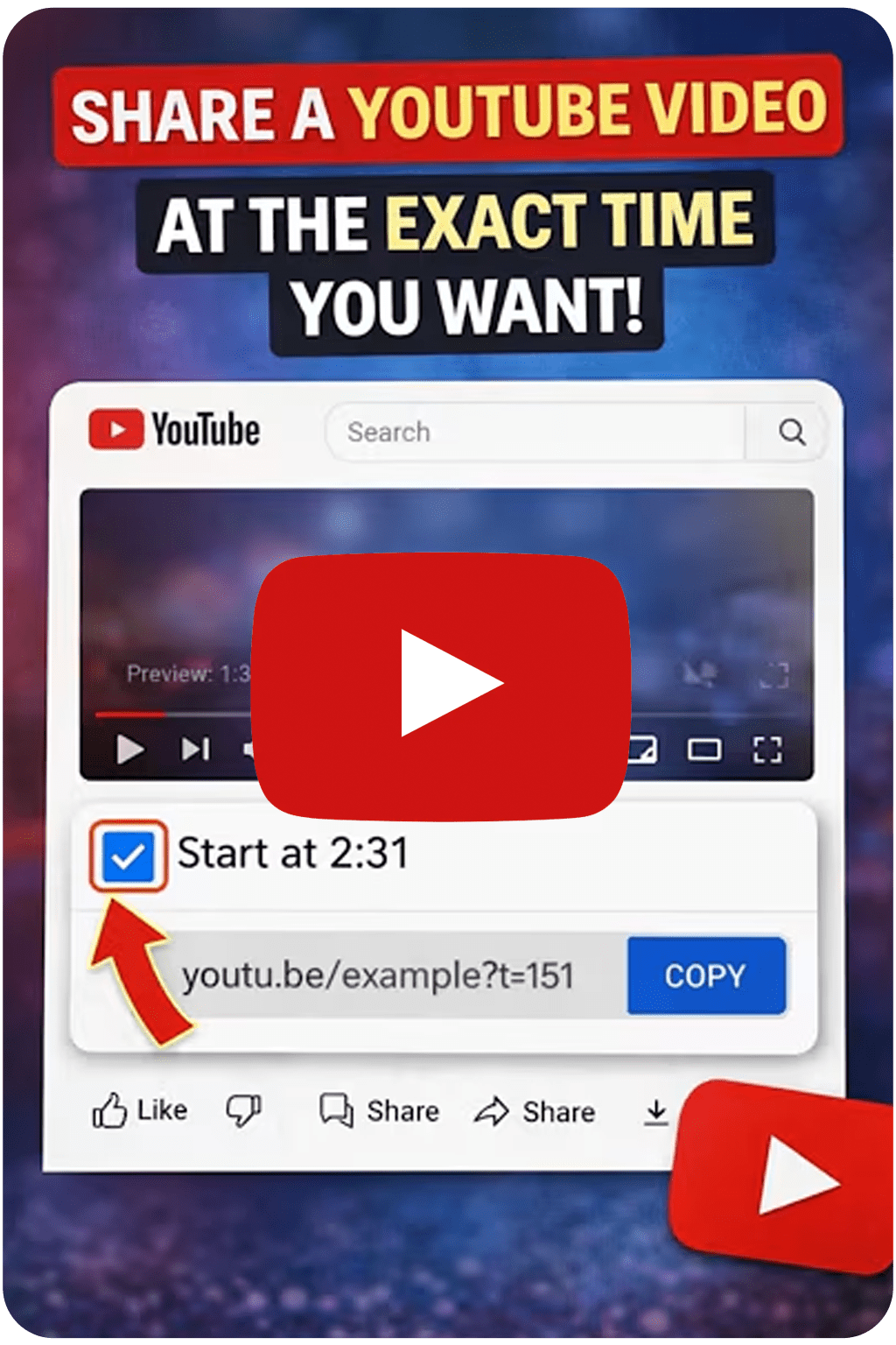 A simple YouTube tip that makes sharing videos more efficient