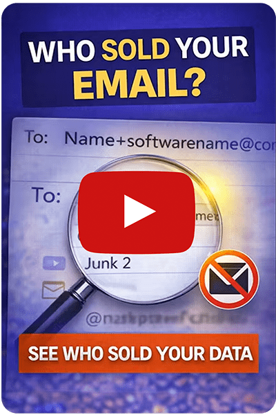 Ever wonder which company sold your email address? You can actually find out.