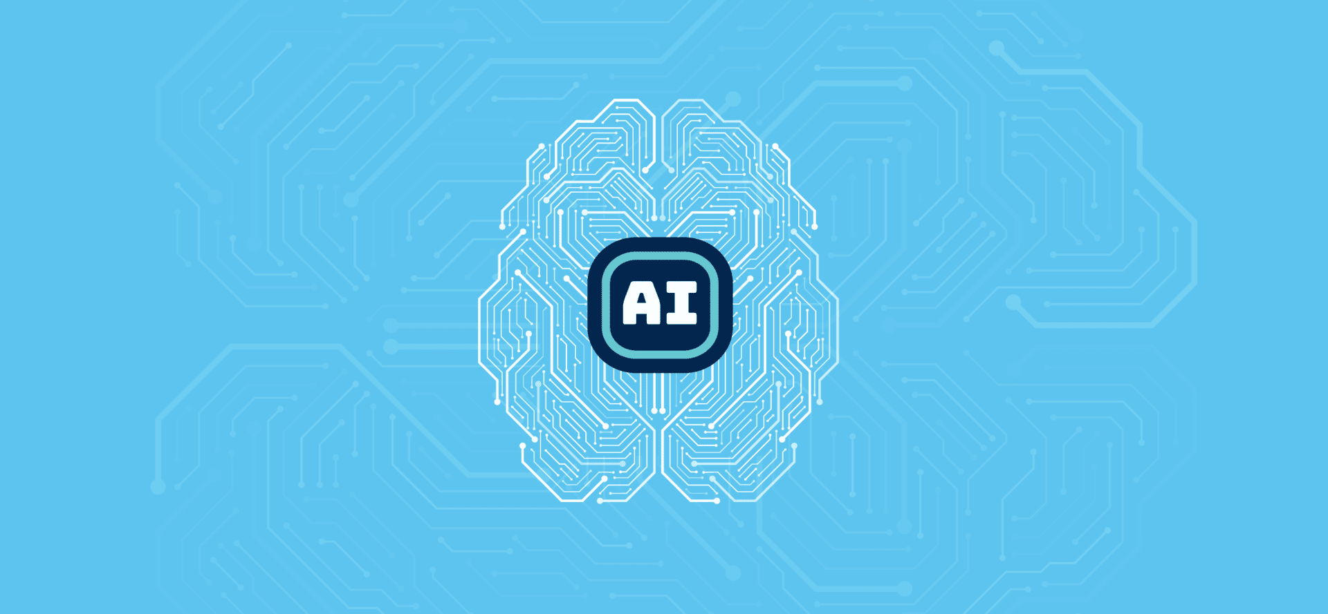 AI brain illustration