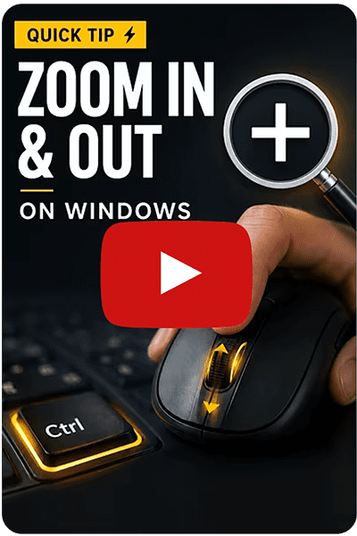 Tired of squinting at tiny text on websites or fumbling through menus to zoom in?