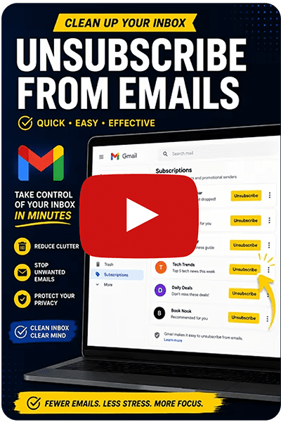 Did you know Outlook can show you every email subscription you've ever signed up for — all in one place? 👀 Here's how to find it and clean house.