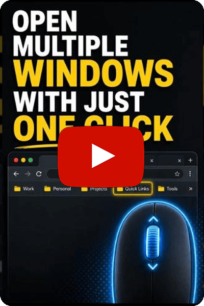 Did you know you can open multiple websites all at once with a single click?
