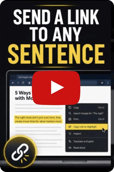 Send a Link to Any Sentence