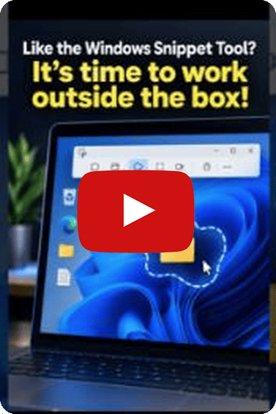 Windows Snippet Tool: Work Outside the Box