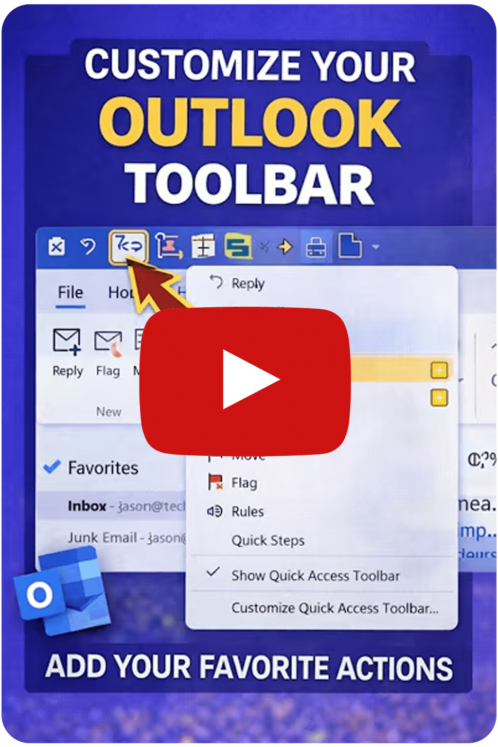 tech tip tues outlook toolbar_ customize outlook